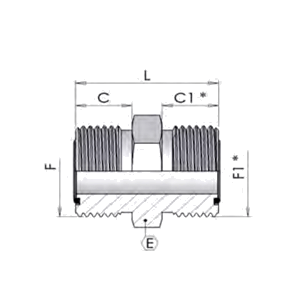 Adapter ORFS-ORFS 11/16″ 9/16″