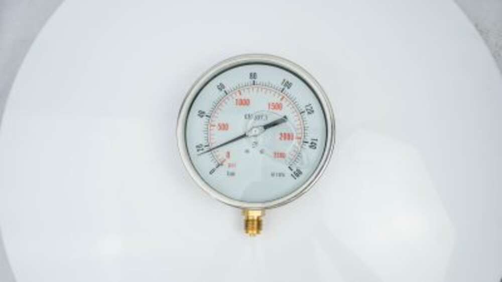 Манометр 150R160.MGE GLYC.P.G.SS. CASE D:150 0/160 BAR+PSI 1/2"BSPP BOTTOM
