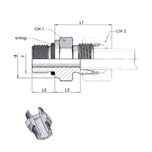 Adapter UNF9/16-18 – 12 L