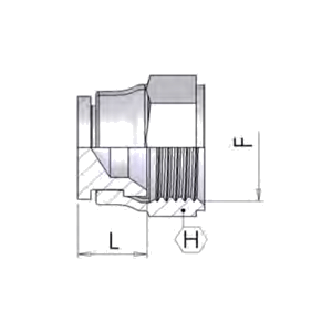 Заглушка JIC накидна гайка 1.5/8”