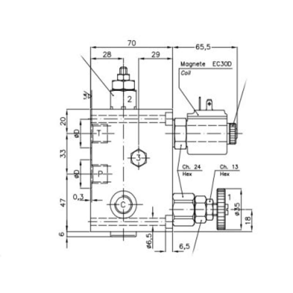 Hydraulic Power Units VC-DC-C-VMP-20 for Single-Acting Hydraulic Cylinders (for lifts)