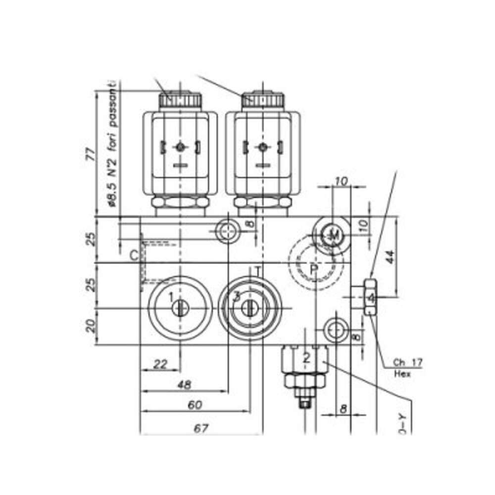 Hydraulic Power Units VC-DC-12R-LVE-SM-14 for Single-Acting Hydraulic Cylinders (for lifts)