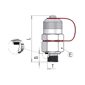 Minimess Adapter M12x1.5