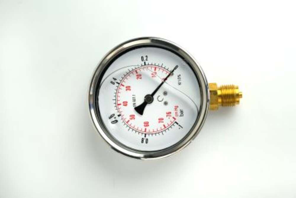 Radial Glycerin-filled Pressure Gauges MGE.R