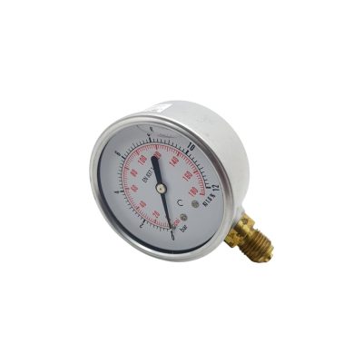 Манометр 150R250.MGE GLYC.P.G.SS. CASE D:150 0/10 BAR+PSI 1/2"BSPP BOTTOM