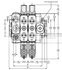 Sectional Hydraulic Valves DLS180