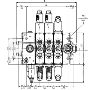 Sectional Directional Control Valves SDS140