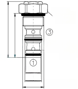 PSV10-3H Cartridge Sequence Valves