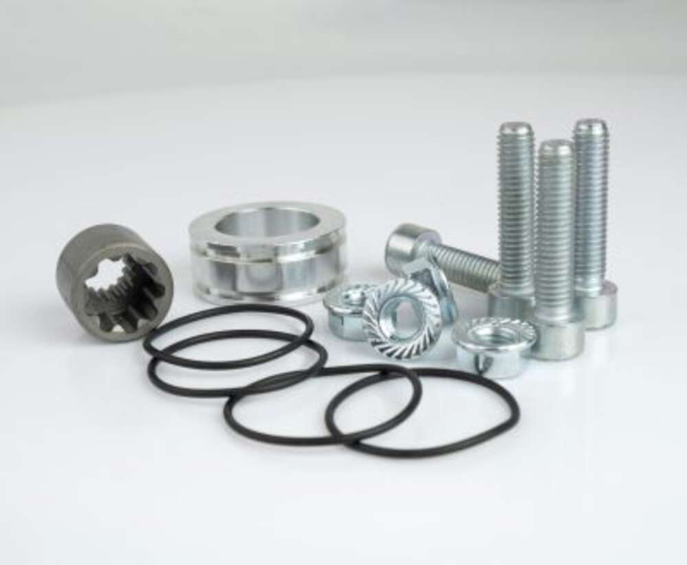 Connecting kits and covers for pumps XV-0, XV-1, XV-2, XV-3