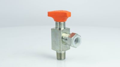 Кран манометра ZINC PLATED ANTI-SHOCK VALVE 90°ENTRY (ES090ZL)