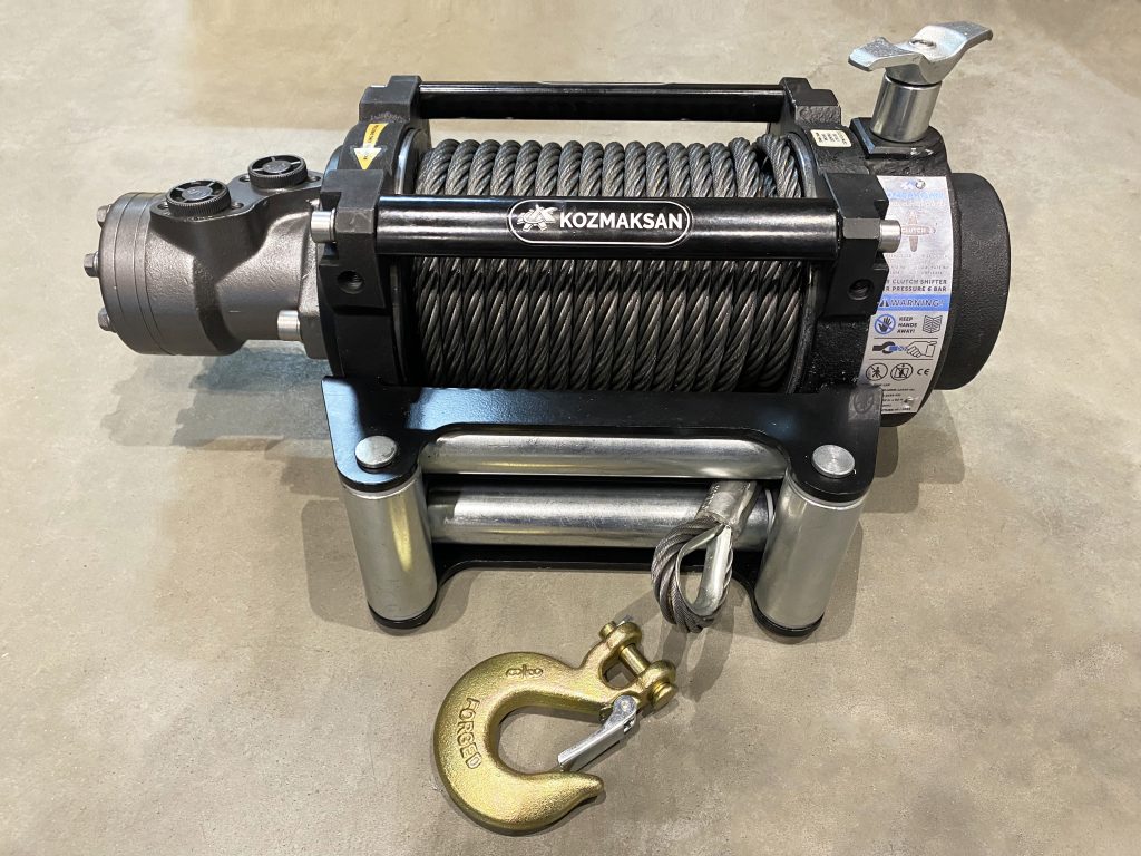 Гідравлічна лебідка KHW-12K Kozmaksan збоку