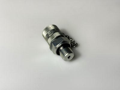 Адаптер POPPET VALVE TEST POINT 1/4"-BSP CAP W/CHAIN (S10714G00C)