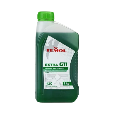Рідина охолоджуюча TEMOL Antifreeze Extra G11 GREEN