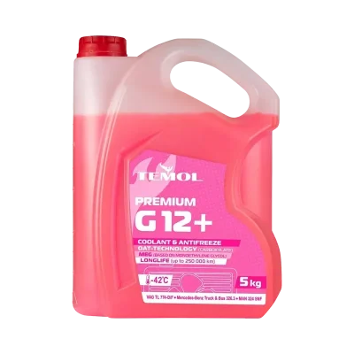 Рідина охолоджуюча TEMOL Antifreeze Premium G12+ RED