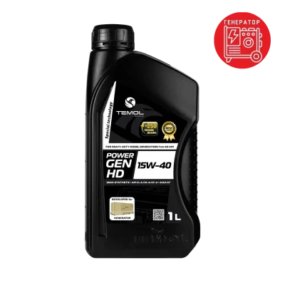 Олива для генератора TEMOL POWER GEN HD 15W-40